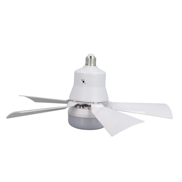 4333RF Luz De Ventilador De Techo De Control Remoto, Tornillo E26 En Ventilador De Techo Con 3 Temperaturas De Color, 3 Velocidades Bulbo LED Motor Reversible Integrado Para
