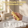 thumbnail image 2 of Travel Toothbrush Set, 2 in 1 Portable Travel Toothbrush with Cover and Toothpaste Case, 2 of 6