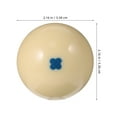 thumbnail image 5 of Mobutofu Billiards Globe Resin White For Pool Table Accessories 1Pack, 5 of 8
