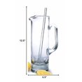 thumbnail image 2 of Mouth Blown European Crystal Martini Pitcher and Stirrer  54 oz, 2 of 3