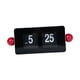 thumbnail image 5 of Reloj de mesa giratorio automático con pantalla de números grandes, decoración creativa para el hogar, regalo de inauguración de la casa Rojo negro, 5 of 9
