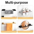 thumbnail image 5 of ASTOTSELL Modern Home Decor Bathroom Rust Resistant Wall Mounted Towel Bars with Hardware Accessories - Brushed Gold, 5 of 6