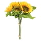 thumbnail image 1 of Ramo de flores de Seda Wosthever Adornos decorativos artificiales de girasol para boda, 1 of 6