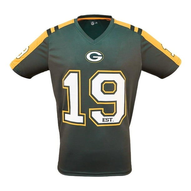 Playera NFL Talla G de Manga Corta Green Bay Packers Verde para Hombre