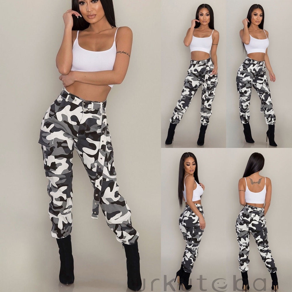 camouflage trousers womens
