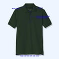 thumbnail image 3 of Educated Uniforms Boys 4-20 Short Sleeve Pique Polo Shirt Hunter 8, 3 of 5