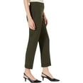 thumbnail image 2 of KASPER Womens Green Cuffed Pants Size: 14P, 2 of 4