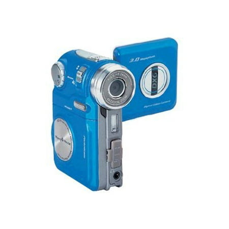 DXG DXG-305VB - Camcorder - 3.0 MP - flash card - blue
