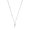 Two Tone, variant on Silver-tone 3-D Red Enamel Candy Cane - Silvertone Class of 2026 Delicate Bar Necklace, 18.75"