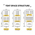 thumbnail image 4 of Tent,Luxury Tent With Tent With Rooms With Rooms 4-12 People Waterproof Two-bedroom Rooms 4-12 People Waterproof Two-bedroom And 4-12 People Waterproof, 4 of 6