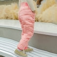 thumbnail image 4 of CAIVO Little Girls Boys Snow Pants Thick Winter Warm Lined Kids Pants Girl Activewear Trousers Snow Wear For Kids Birthday Toddler Child Daily Wear, 4 of 9