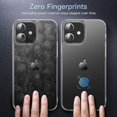 thumbnail image 3 of Funda transparente para iPhone 12 YONGSHENG a prueba de golpes grado militar, 3 of 5