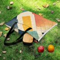 thumbnail image 5 of Bohemian Color Picnic Blanket Waterproof Outdoor Beach Blanket Hand-held Pad Suitable for Travel, Camping, Beach, Family Gatherings, 5 of 7