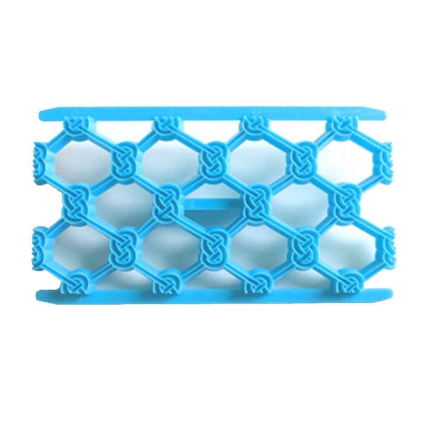 Billuyoard Cortadores de galletas de flores, moldes en relieve para galletas, molde para repostería en relieve para pasteles, cortador en relieve Herramientas y accesorios para hornear azul 9930-11
