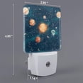 thumbnail image 2 of Xecao Solar System And Planets for Night Light - a Wall-mounted LED Fixture with A Dusk-to-dawn Sensor, Ideal for Bedrooms, Bathrooms, Hallways, and Kitchens-US, 2 of 7