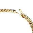 thumbnail image 3 of Pulsera de tenis Swarovski Matrix con piedras transparentes en tono dorado, 3 of 4