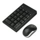 thumbnail image 2 of Conjunto de teclado y ratón inalámbricos de 2,4 GHz, ratón óptico de 1200 DPI y teclado numérico inalámbrico de 22 teclas, 2 of 14
