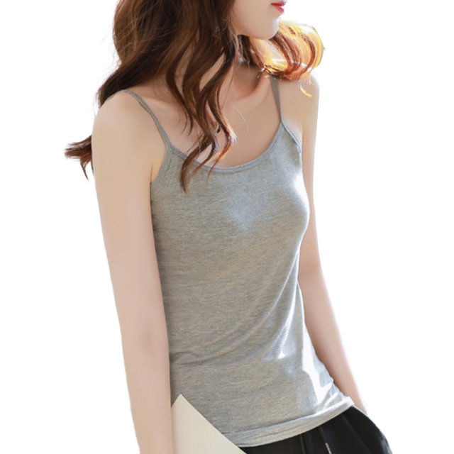Débardeur Camisole pour Femme avec Soutien-Gorge Intégré