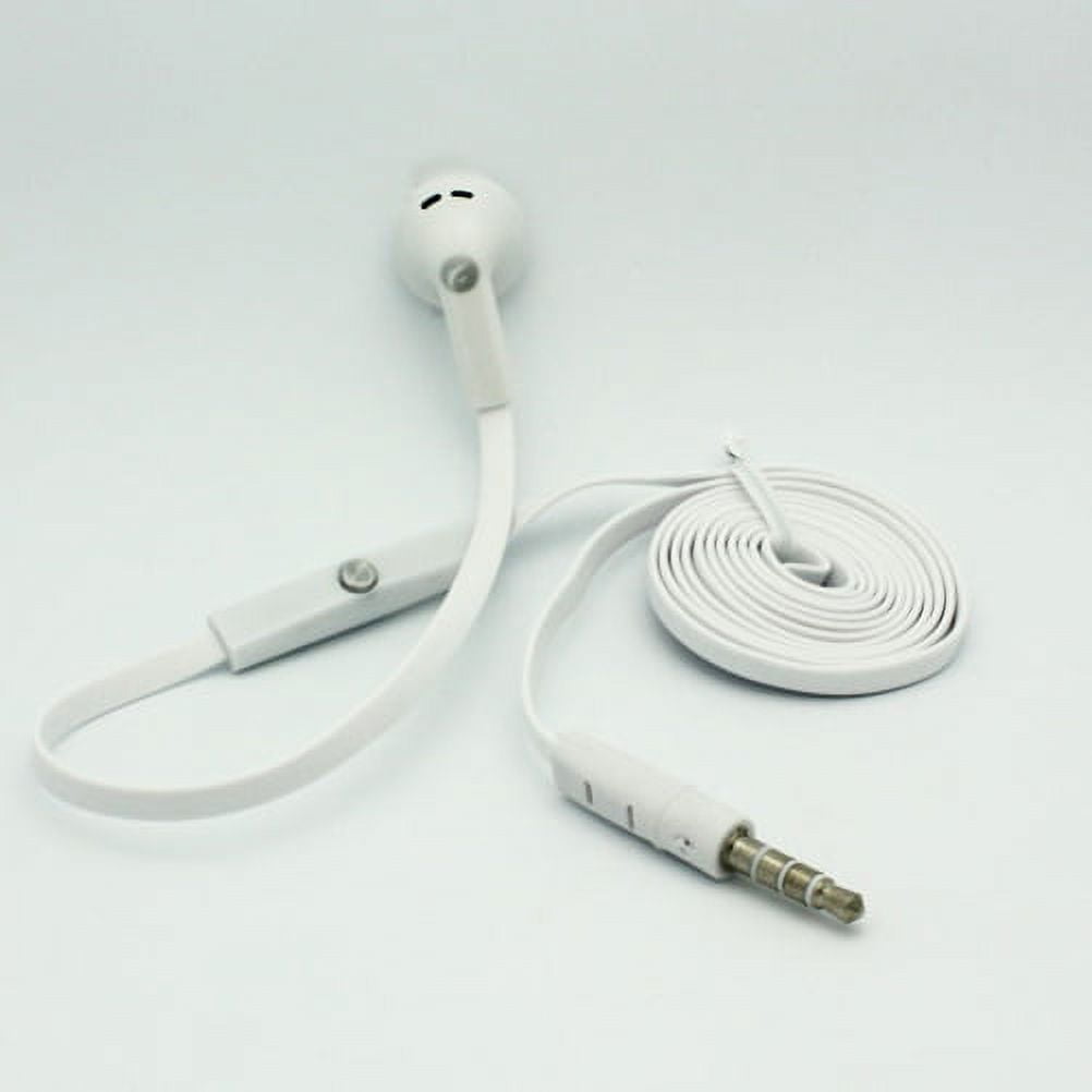 Mono Headset for Motorola Moto Tab G70/G62 - Wired Earphone Single Earbud 3.5mm Headphone Flat for Tab G70/G62