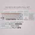 thumbnail image 2 of Keycaps TYRIXKI PBT 143 Keys Lindo gatito con sublimación de tinta, 2 of 7