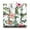 Colorfu, variant on Dogs and Flowers Print Meditation Cushion - Oversized Square Floor Pillow for Home Decor