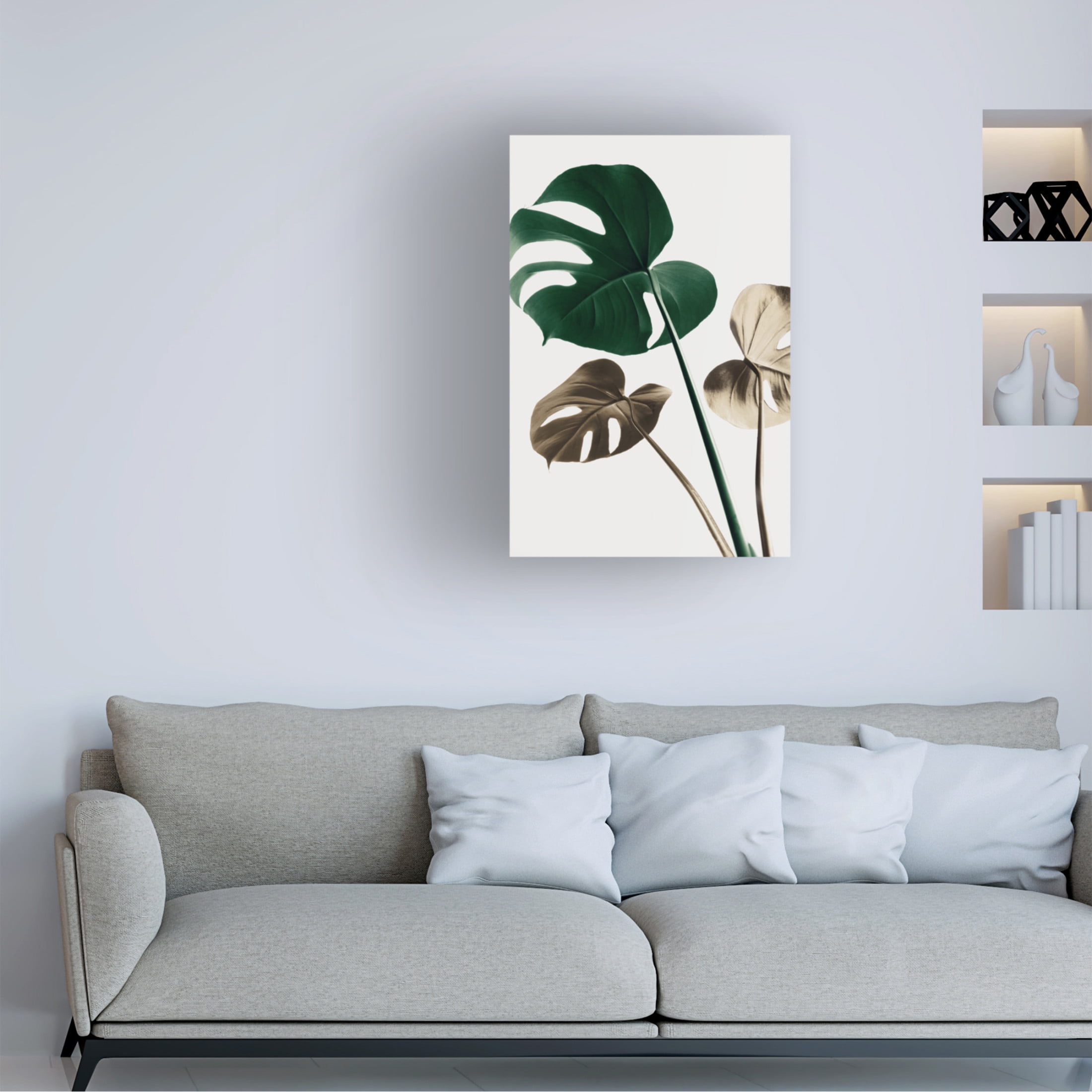 Trademark Fine Art Pictufy Studio Monstera Mix 04 Canvas Wall Art