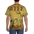 thumbnail image 2 of Rocae Coffee Vintage for Men's Moisture-Wicking Crew Tee - T-Shirt for Sports, Outdoor Activities, and Casual WearSmall, 2 of 9