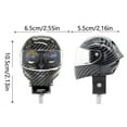 thumbnail image 4 of Lunxisen 1 Pcs Helmet Light, Motorcycle Fog Light, Waterproof White Yellow Dual Color LED Auxiliary Driving Lights for Night Riding, with Mounting Accessories, 4 of 9