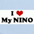 thumbnail image 2 of CafePress - I Love My NINO Infant Bodysuit - Baby Light Bodysuit, Size Newborn - 24 Months, 2 of 4