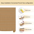 thumbnail image 3 of Window Blinds Cordless No Drill Cut to Size Clip On Stick On Self Adhesive Temporary Blinds Pleated Paper Blinds for Windows Doors Shades for Home Nursery Bedroom Kitchen Bathroom, 3 of 5