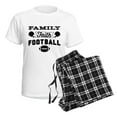 thumbnail image 4 of CafePress - Family Faith Football Women's Light Pajamas - Women's Short Sleeve Print T-Shirt and Pants Light Cotton Pajama Set, 4 of 7