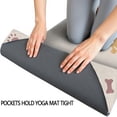 thumbnail image 3 of Golden Retriever with Bones and Paws Hot Yoga Mat Towel Non Slip for Hot Yoga - Quick-Drying Yoga Mat Cover with 4 Corner Pockets with Travel Bag - Hot Yoga Towel Non Slip 74"x26", 3 of 6