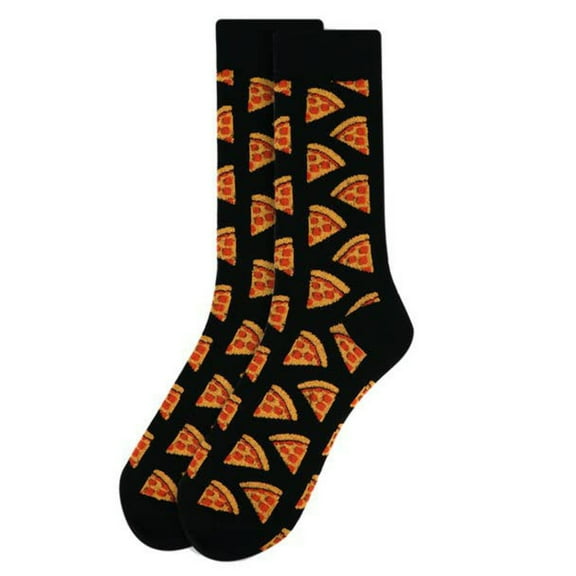 Pepperoni Pizza Novelty Socks (Mens)