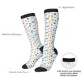 thumbnail image 6 of Fotbe Undersea Animals print Women's Men's Novelty Crew Socks Cotton Socks Knee High Socks for Walking,Running,Nurses,Pregnancy, 6 of 8