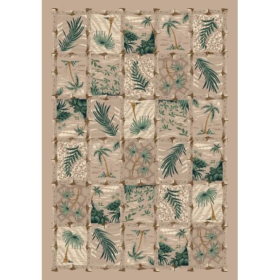 Milliken Signature Area Rug CAYMAN ISLE PEARL MIST Cayman Isle 01000 7' 7" x 7' 7" Rectangle