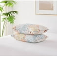 thumbnail image 1 of Southshore Fine Living Inc. Juego de 2 fundas de almohada tamaño king con estampado tropical de 20 x 36 pulgadas, fundas de almohada decorativas King, fundas acolchadas de lujo para complementar la de, 1 of 5