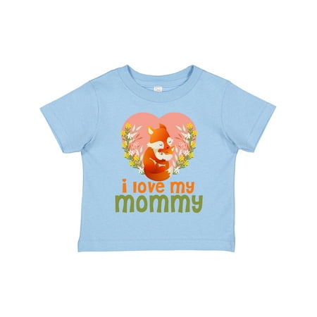 

Inktastic I Love My Mommy Gift Toddler Boy or Toddler Girl T-Shirt