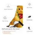 thumbnail image 3 of Toalla de playa de Winnie The Pooh, suave, de secado rápido, resistente a la arena, para piscina, yoga, gimnasio, camping, toallas de baño ligeras, regalo para niños, niñas, niños y adultos, 27,5 x, 3 of 8