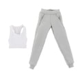 thumbnail image 4 of 2 chalecos y pantalones 1:12, ropa de muñeca hecha a mano, disfraz de ropa en miniatura para figuras de acción de 6 pulgadas, accesorio de vestir mode Gris Hugo Figura chaleco, 4 of 10