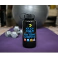 thumbnail image 4 of PAC-MAN "Keep Calm and Eat Some Ghosts" Plastic Water Bottle | Holds 32 Ounces, 4 of 7
