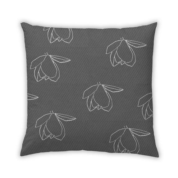 Ahgly Company Outdoor Square Contemporary Throw Pillow, 18 inch by 18 inch