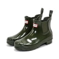 thumbnail image 2 of Hunter Women's Original Gloss Chelsea Boots, Dark Olive,5 M US, 2 of 7