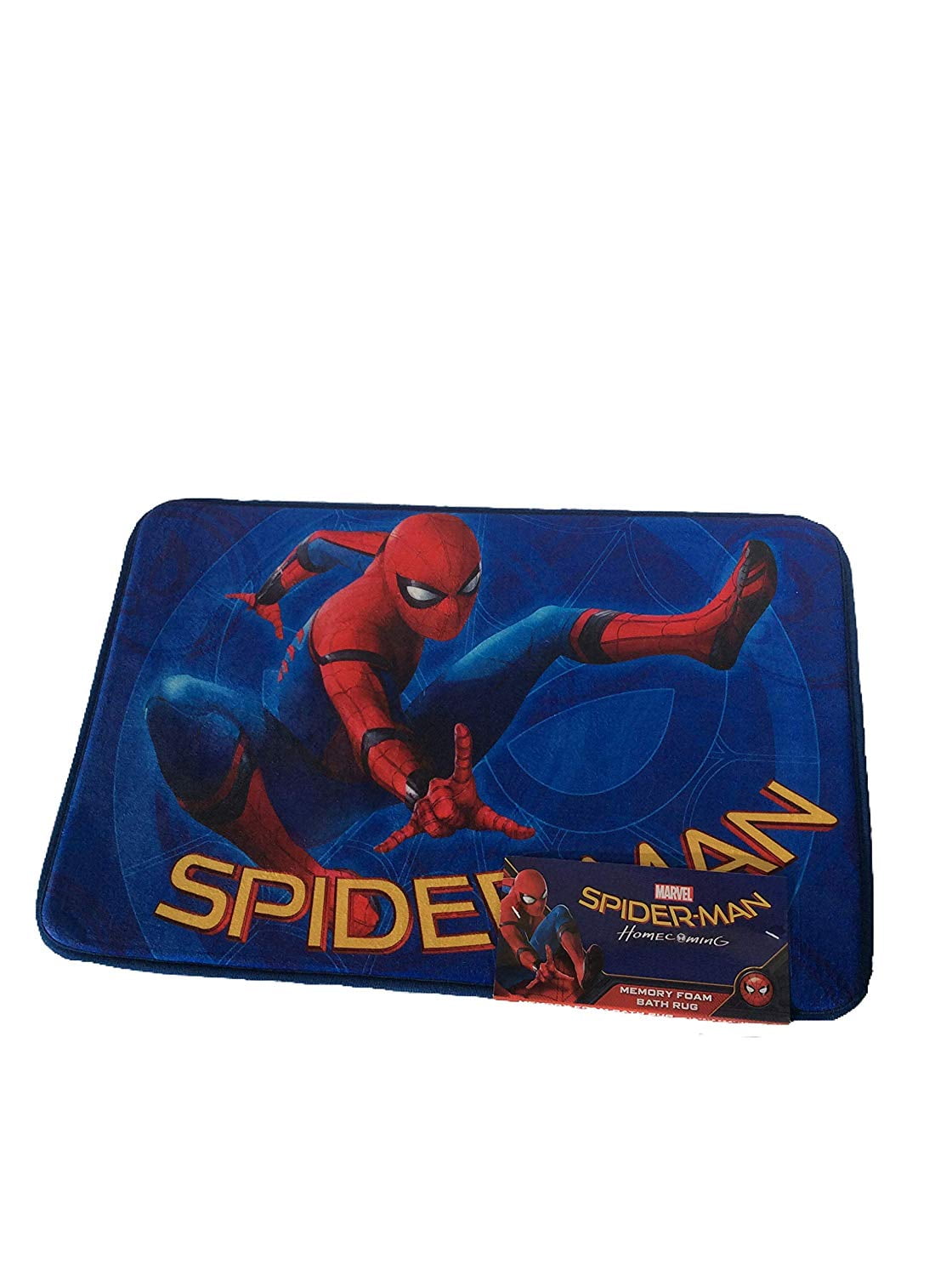 SpiderMan Memory Foam Bath Rug, 16.75" x 23.6"