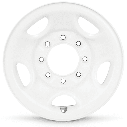 Remanufactured Genuine OEM Reconditioned Wheel 16x6.5 8x165.1 28 mm Offset Silver Steel Rim For Chevrolet Silverado 3500 SRW 1999-2010 9596428 Single