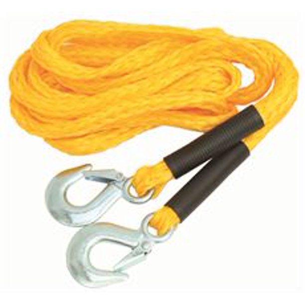 TOW ROPE WITH HOOKS AND CLIPS 13'