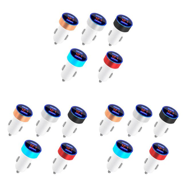 Bearachild de pantalla de dígitos para tableta de teléfono de coche de 5V CC, medidor de voltaje, adaptador de carga USB para enchufe de Type1 NO1