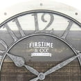 thumbnail image 3 of FirsTime 99687 Shabby Wood Wall Clock Gray, 3 of 4