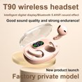 thumbnail image 6 of Hybrid Active Noise Cancelling Wireless Earbuds, 6 Mics Smart Noise Cancelling 55H Playtime, 32 Preset EQs via APP, Bluetooth 5.3 ENC AI Call Ear buds, IPX8 Waterproof Headphones with LED Display, 6 of 9