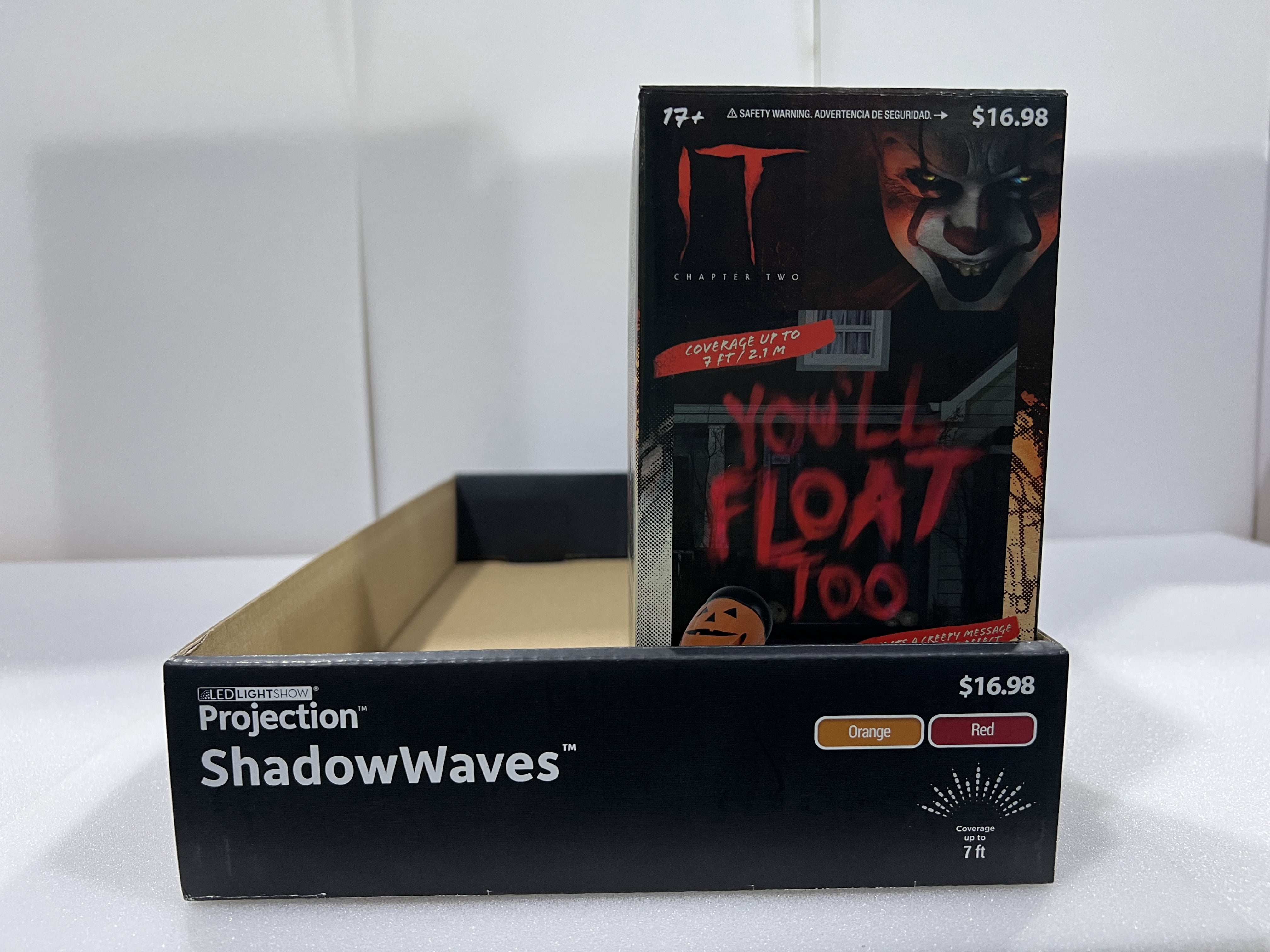 10 Inch It Pennywise You'll Float Too Halloween LightShow Projection Shadowave