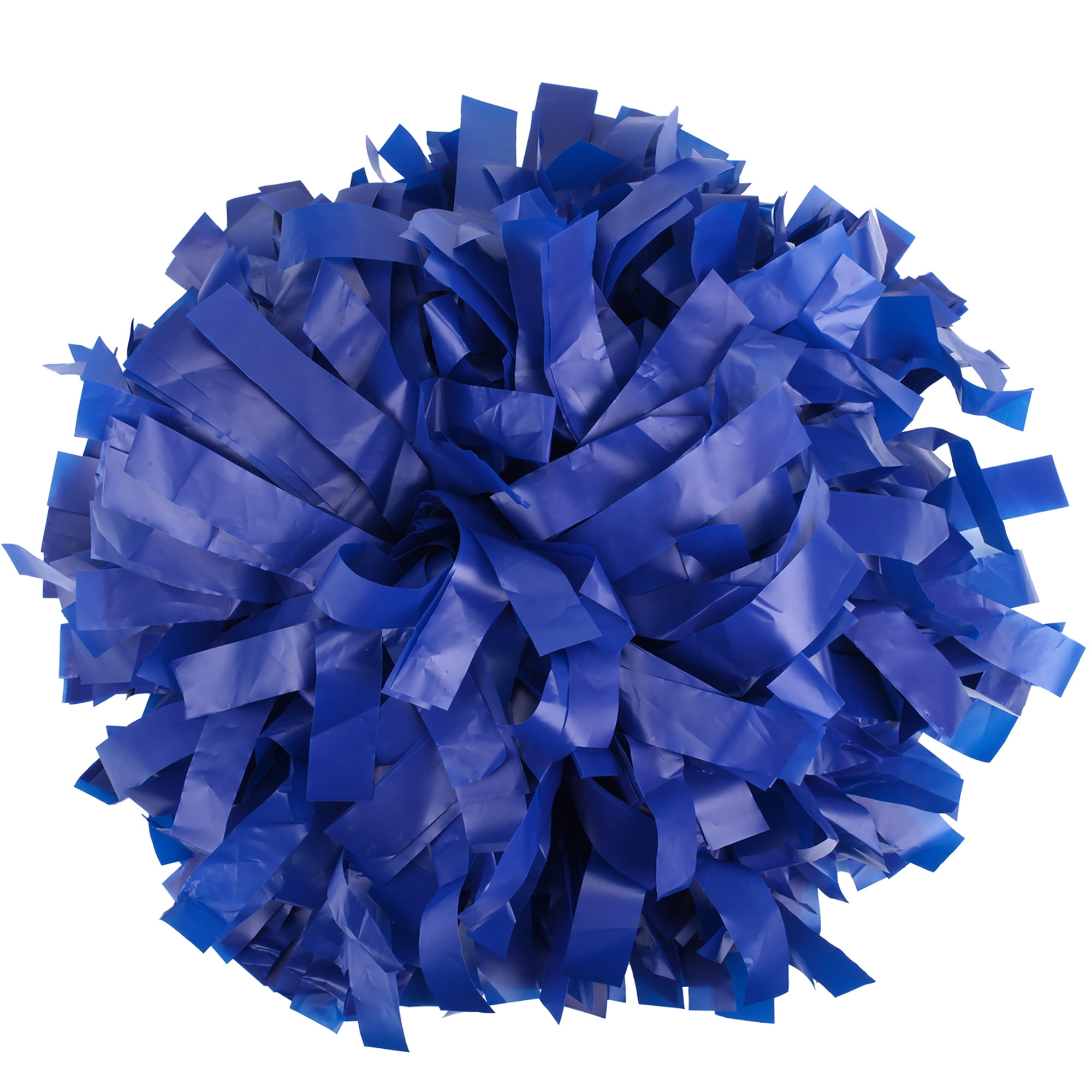 Plastic White and Plastic Royal Blue 6 Pom - I Love Cheer®